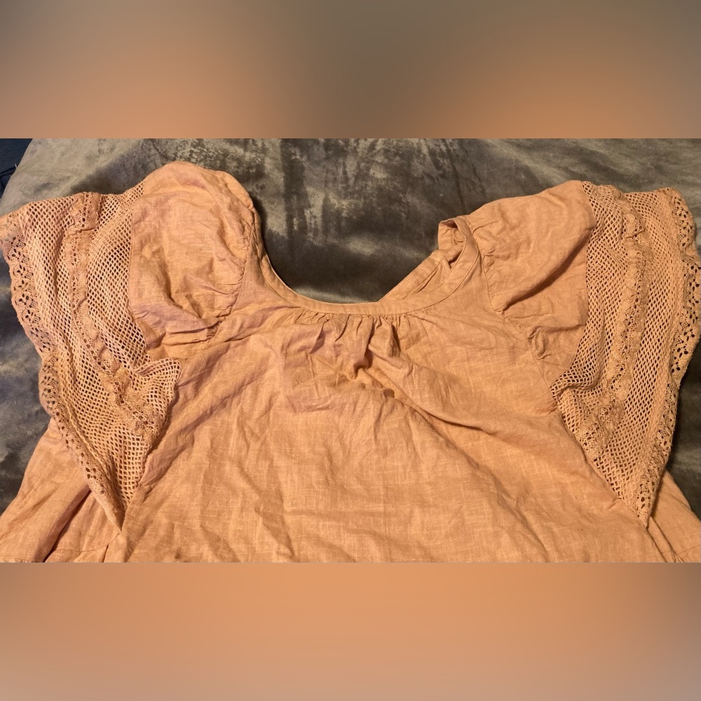 Women’s Old Navy  Flutter-Sleeve Tie-Back Mini Swing Dress Size XXL - Picture 5 of 8